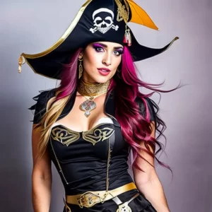 Disfraz Halloween pirata mujer