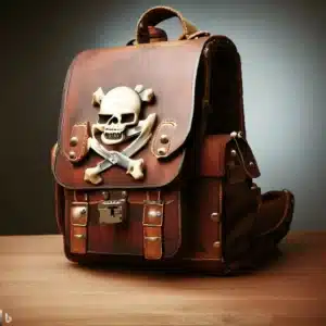 bolsas y mochilas para portátil de estilo pirata