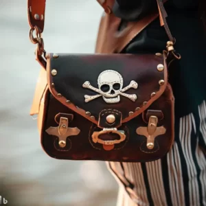 bolso bandolera de mujer estilo pirata