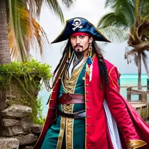 disfraz piratas del Caribe
