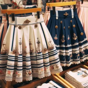 faldas de mujer de estilo náutico