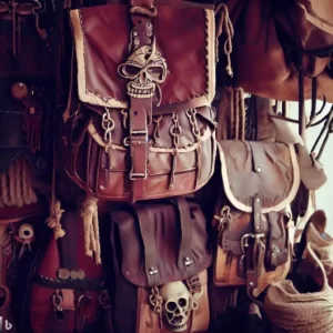 mochilas y bolsos estilo pirata