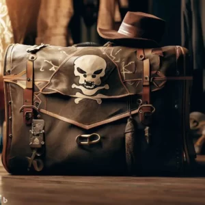 portatrajes de viaje estilo pirata